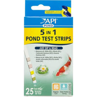 API Pondcare 5-in-1 Pond Test Strips, 25 count-Fish-API-PetPhenom