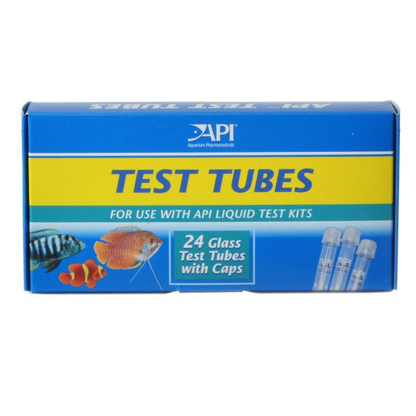 API Replacement Test Tubes, 24 Test Tubes with Caps-Fish-API-PetPhenom
