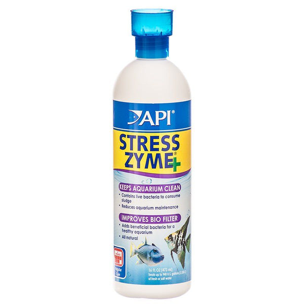 API Stress Zyme Plus, 16 oz (Treats 960 Gallons)-Fish-API-PetPhenom