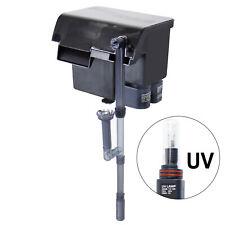 AQUANEAT Aquarium Hang-on-Back HOB Power Filter Up to 40 Gal w/ 5W UV STERILIZER-Fish-AQUANEAT-PetPhenom