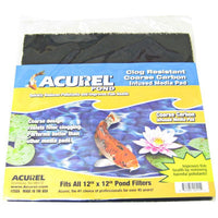 Acurel Coarse Carbon Infused Media Pad - Pond, For 12" Long x 12" Wide Pond Filters-Fish-Acurel-PetPhenom