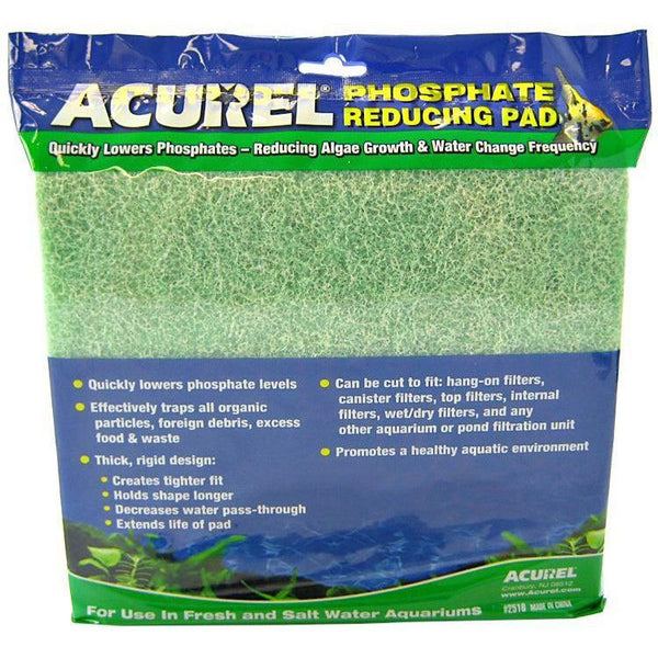Acurel Phosphate Reducing Pad, 18" Long x 10" Wide-Fish-Acurel-PetPhenom