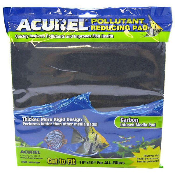 Acurel Pollutant Reducing Pad - Carbon Infused, 18" Long x 10" Wide-Fish-Acurel-PetPhenom