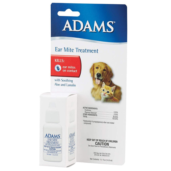 Adams Flea and Tick Ear Mite Treatment 5 ounces-Dog-Adams-PetPhenom