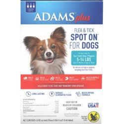 Adams Plus Flea and Tick Spot On for Small Dogs 5-14 lbs-Dog-Adams-PetPhenom