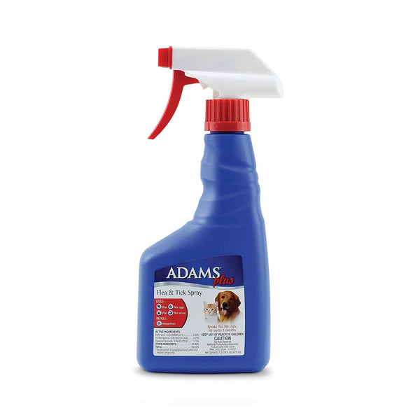 Adams Plus Flea and Tick Spray for Cats and Dogs 16 ounces-Dog-Adams Plus-PetPhenom
