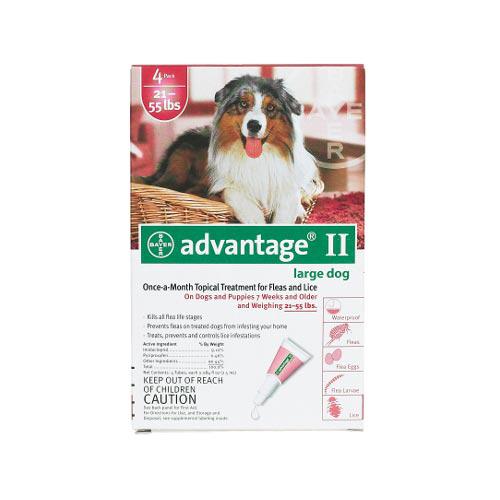 Advantage Flea Control for Dogs and Puppies 21-55 lbs 4 Month Supply-Dog-Advantage-PetPhenom