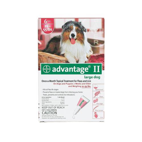 Advantage Flea Control for Dogs and Puppies 21-55 lbs 6 Month Supply-Dog-Advantage-PetPhenom