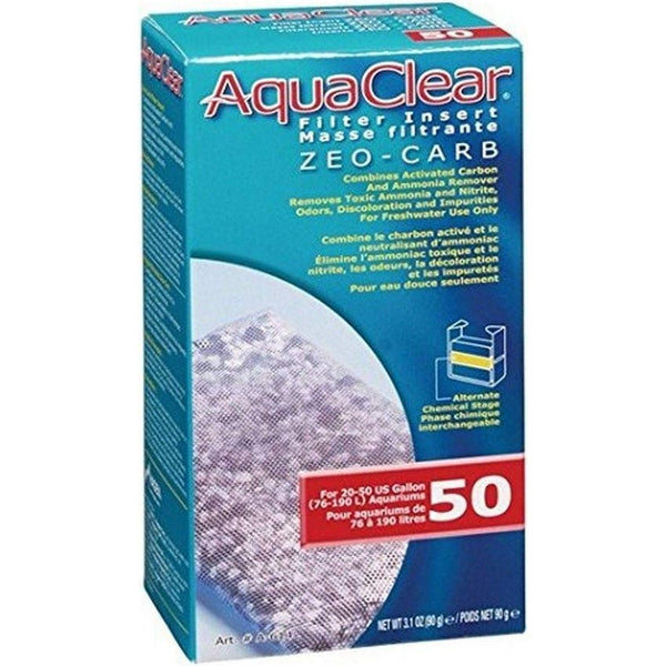 AquaClear Filter Insert - Zeo-Carb, 50 gallon - 1 count-Fish-AquaClear-PetPhenom
