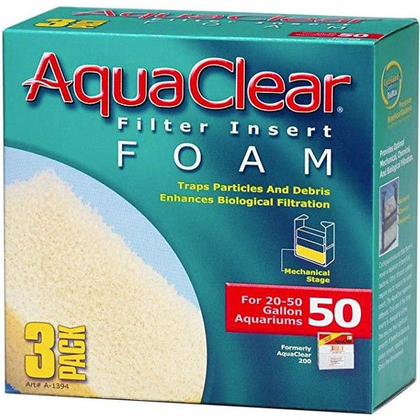 Aquaclear Filter Insert Foam, Size 50 - 3 count-Fish-AquaClear-PetPhenom