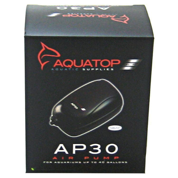 Aquatop Aquarium Air Pump, AP30 Air Pump (Aquariums up to 40 Gallons)-Fish-Aquatop-PetPhenom