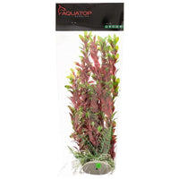 Aquatop Hygro Aquarium Plant - Red & Green, 12" High w/ Weighted Base-Fish-Aquatop-PetPhenom