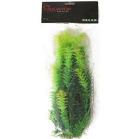 Aquatop Yellow Tipped Aquarium Plant - Green, 12" High w/ Weighted Base-Fish-Aquatop-PetPhenom