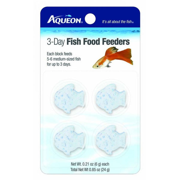 Aqueon 3-Day Fish Food Feeders, 4 Pack-Fish-Aqueon-PetPhenom