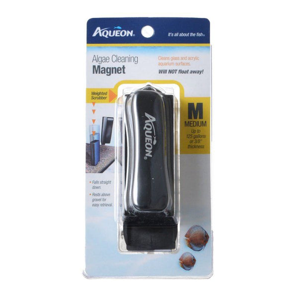 Aqueon Algae Cleaning Magnet, Medium - (Up to 125 Gallons or 3/8" Thickness)-Fish-Aqueon-PetPhenom