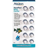  Aqueon AquaPacs Water Clarifier 12 Pack, 10 Gallon