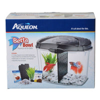 Aqueon Betta Bowl Starter Kit - Black, .5 Gallon-Fish-Aqueon-PetPhenom