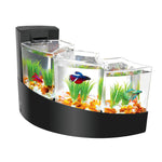 Aqueon Betta Falls Aquarium Kit Black 16.93" x 10.95" x 11.42"-Fish-Aqueon-PetPhenom