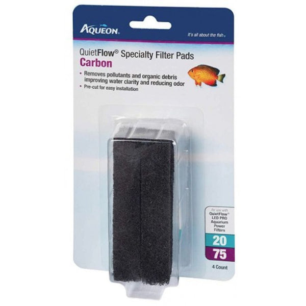 Aqueon Carbon for QuietFlow LED Pro 20/75, 4 count-Fish-Aqueon-PetPhenom