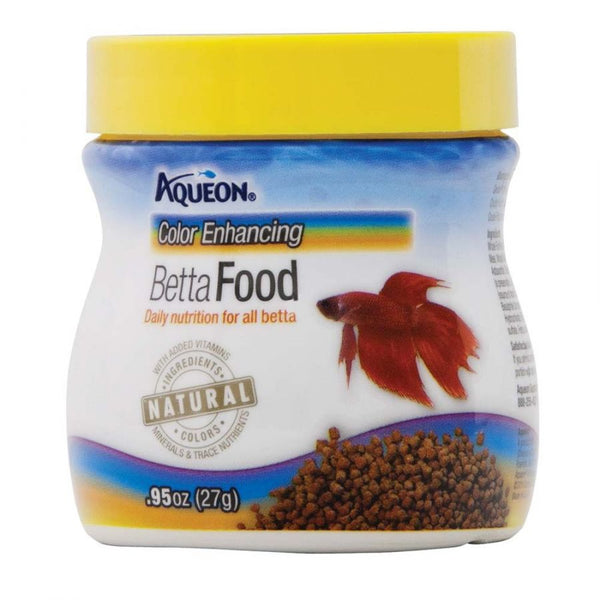 Aqueon Color Enhancing Betta Food, 0.95 oz-Fish-Aqueon-PetPhenom