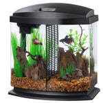Aqueon LED BettaBow 2.5 SmartClean Aquarium Kit Black, 2.5 gallon-Fish-Aqueon-PetPhenom