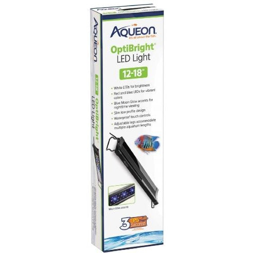 Aqueon OptiBright LED Aquarium Light Fixture, 12"-18" Fixture-Fish-Aqueon-PetPhenom