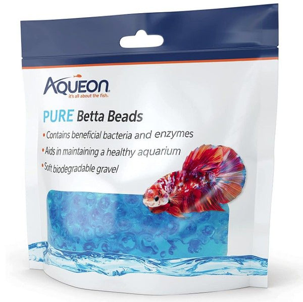 Aqueon Pure Betta Beads Blue, 1 count-Fish-Aqueon-PetPhenom