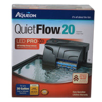 Aqueon QuietFlow LED Pro Power Filter, QuietFlow 20 (Aquariums up to 20 Gallons)-Fish-Aqueon-PetPhenom