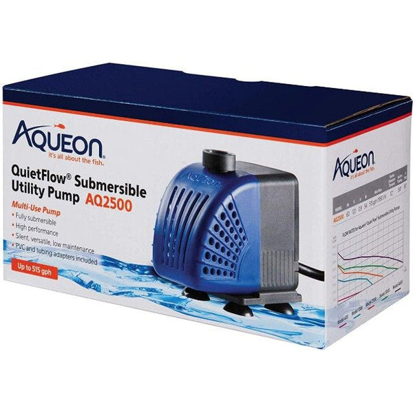 Aqueon QuietFlow Submersible Utility Pump, AQ2500 (515 GPH)-Fish-Aqueon-PetPhenom