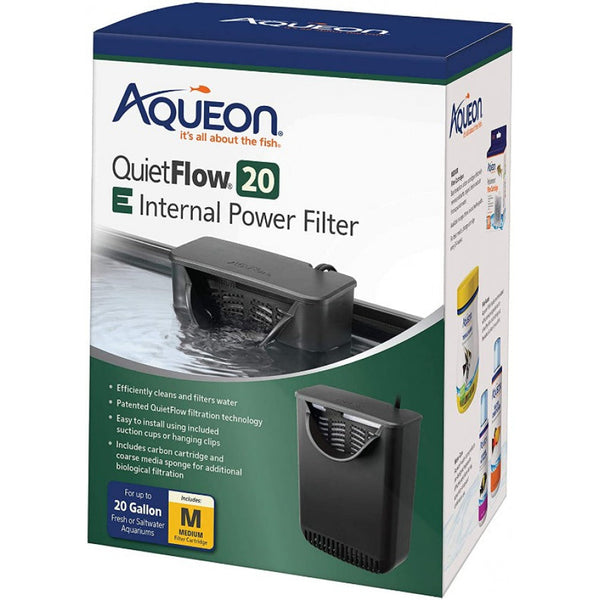 Aqueon Quietflow E Internal Power Filter, 20 Gallons-Fish-Aqueon-PetPhenom