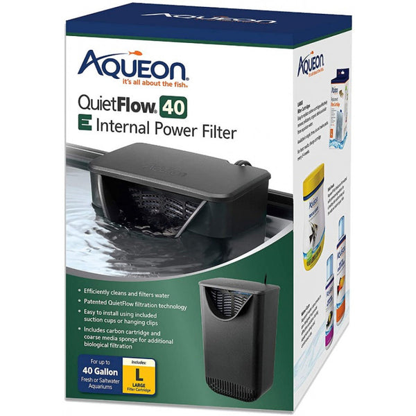 Aqueon Quietflow E Internal Power Filter, 40 Gallons-Fish-Aqueon-PetPhenom