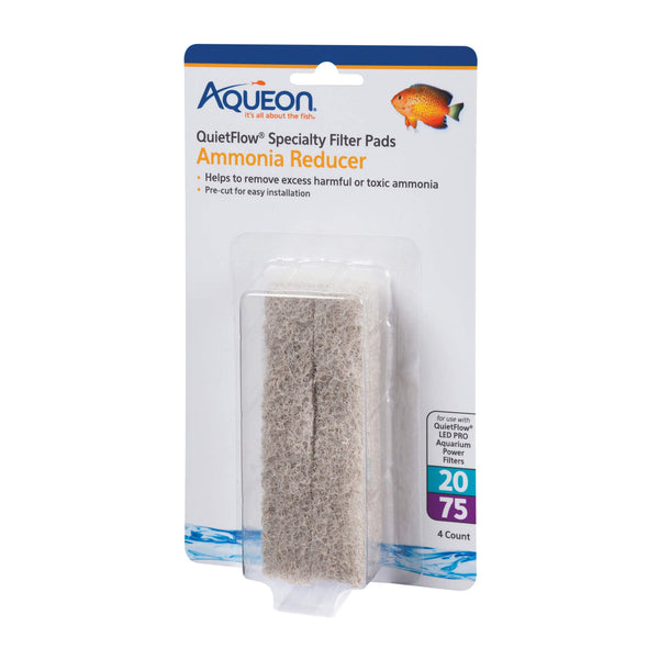 Aqueon Replacement Ammonia Reducer Filter Pads Size 20/75 4 pack-Fish-Aqueon-PetPhenom