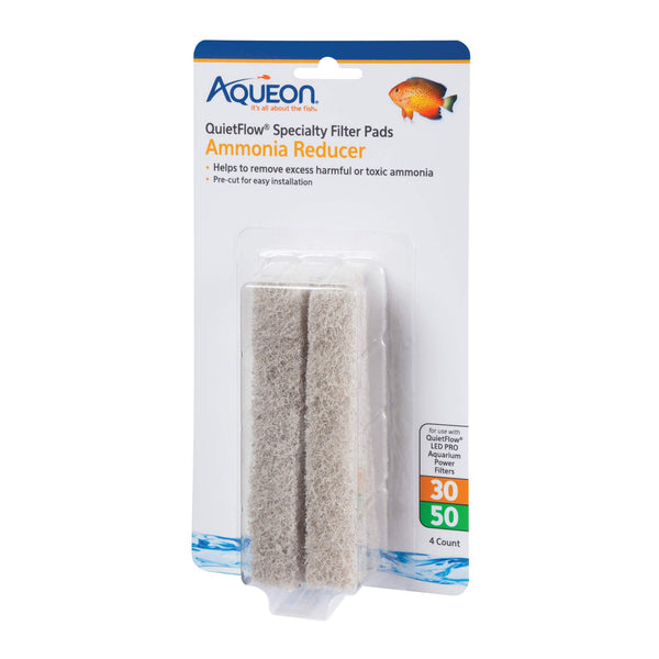 Aqueon Replacement Ammonia Reducer Filter Pads Size 30/50 4 pack-Fish-Aqueon-PetPhenom