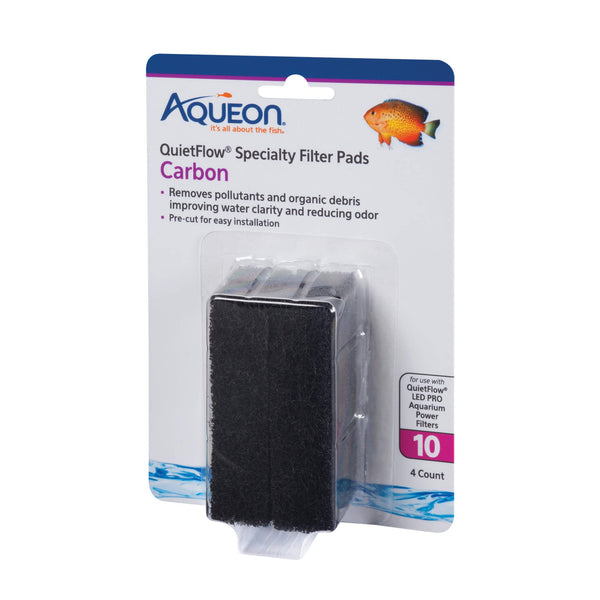 Aqueon Replacement Carbon Filter Pads Size 10 4 pack-Fish-Aqueon-PetPhenom