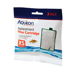 Aqueon Replacement Filter Cartridges 3 pack Extra Small 5.24" x 1.75" x 5.7"-Fish-Aqueon-PetPhenom