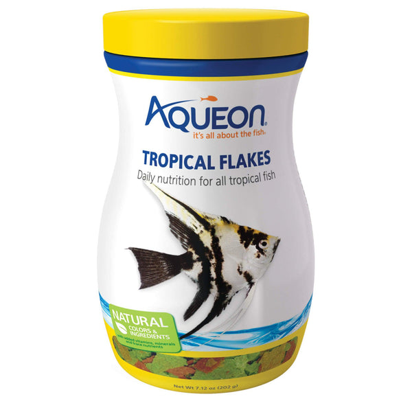 Aqueon Tropical Fish Food Flakes 7.12 ounces-Fish-Aqueon-PetPhenom