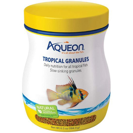 Aqueon Tropical Granules Fish Food, 6.5 oz-Fish-Aqueon-PetPhenom