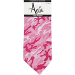 Aria Camo Bandana -Pink