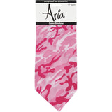 Aria Camo Bandana -Pink