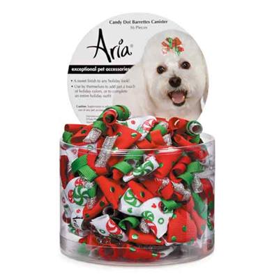 Aria Candy Dot Barrettes - Canister of 36-Dog-Aria-PetPhenom