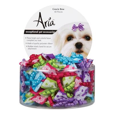 Aria Gracie Dog Bows - Canister of 48-Dog-Aria-PetPhenom