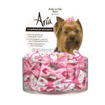 Aria Pretty In Pink Bow Canister - 48 pieces-Dog-Aria-PetPhenom