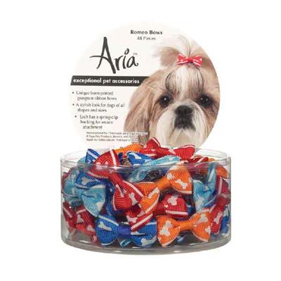 Aria Romeo Bows - Canister of 48-Dog-Aria-PetPhenom