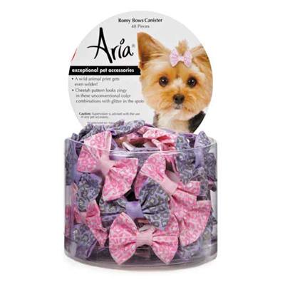 Aria Romy Bows - Canister of 48-Dog-Aria-PetPhenom