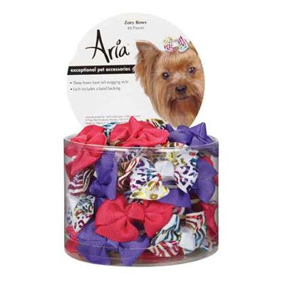 Aria Zoey Bows - Canister of 48-Dog-Aria-PetPhenom