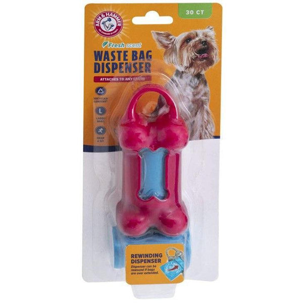 Arm and Hammer Waste Bag Bone Dispenser Assorted Colors, 1 count-Dog-Arm and Hammer-PetPhenom