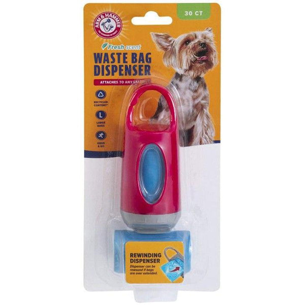 Arm and Hammer Waste Bag Dispenser Assorted Colors, 1 count-Dog-Arm and Hammer-PetPhenom