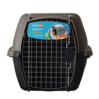 Aspen Pet Porter Heavy-Duty Pet Carrier Storm Gray and Black, Pets 15-20 lbs-Dog-Aspen Pet-PetPhenom