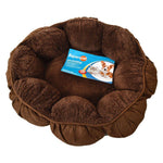 Aspen Pet Puffy Round Cat Bed, 18" Diameter (Assorted Colors)-Cat-Aspen Pet-PetPhenom