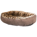 Aspen Pet Round Pet Bedding - Animal Print, 18" Diameter-Dog-Aspen Pet-PetPhenom